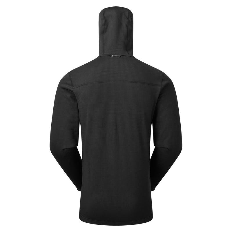 Black Montane Protium Hooded Men's Fleece Jackets | XZK9161WH