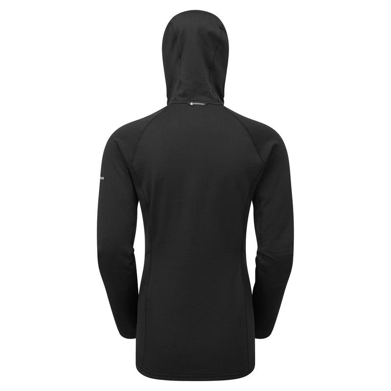 Black Montane Protium Hooded Women's Fleece Jackets | DYU640NH