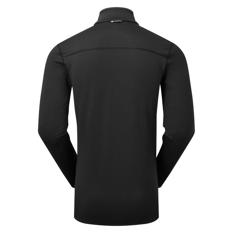 Black Montane Protium Lite Pull On Men's Fleece | BUD7158YT