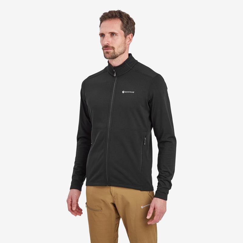 Black Montane Protium Men's Fleece Jackets | EIM9232QF