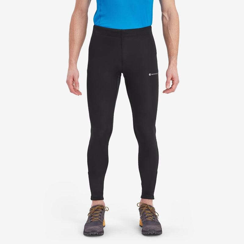 Black Montane Slipstream Trail Running Men's Leggings | PBF7790TJ