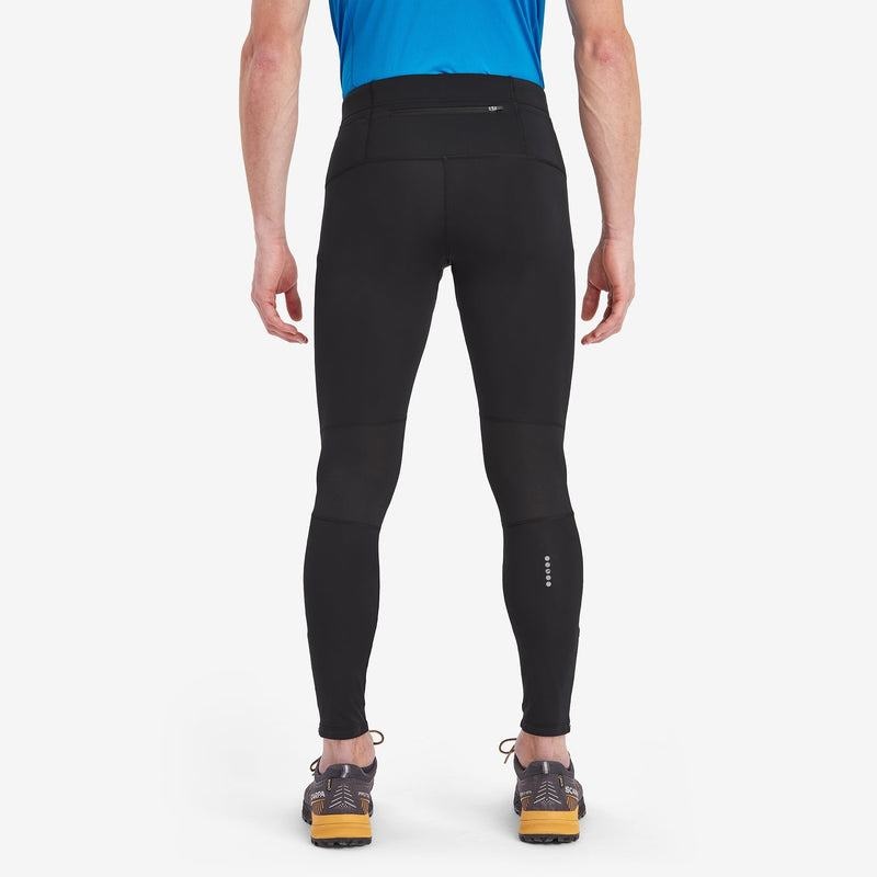 Black Montane Slipstream Trail Running Men's Leggings | PBF7790TJ