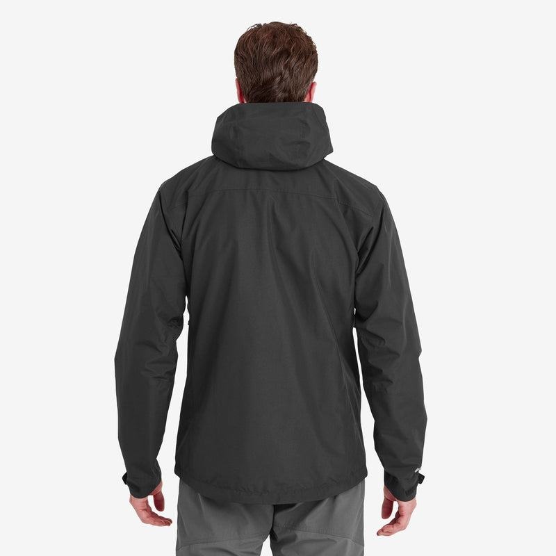 Black Montane Spirit Men's Waterproof Jackets | KDV746KY