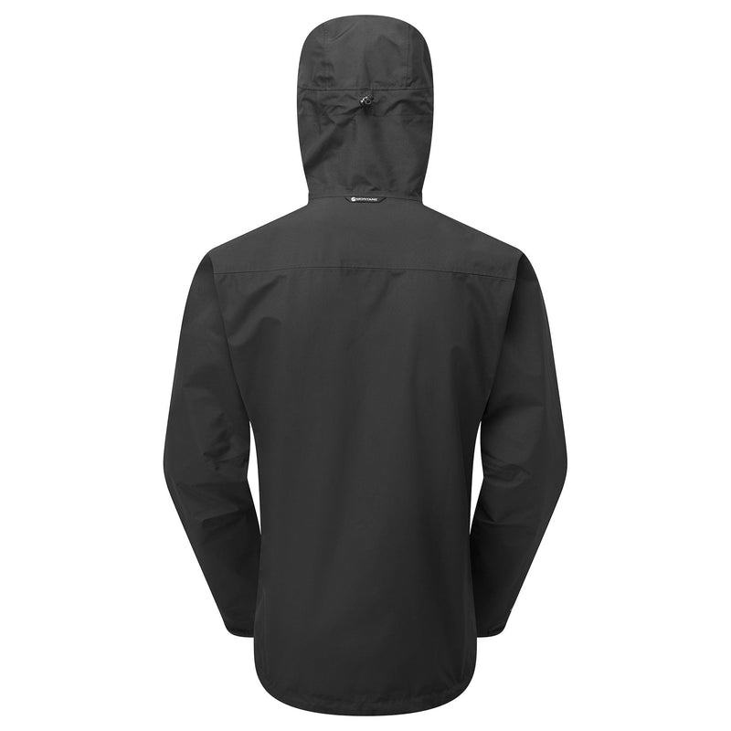 Black Montane Spirit Men's Waterproof Jackets | KDV746KY