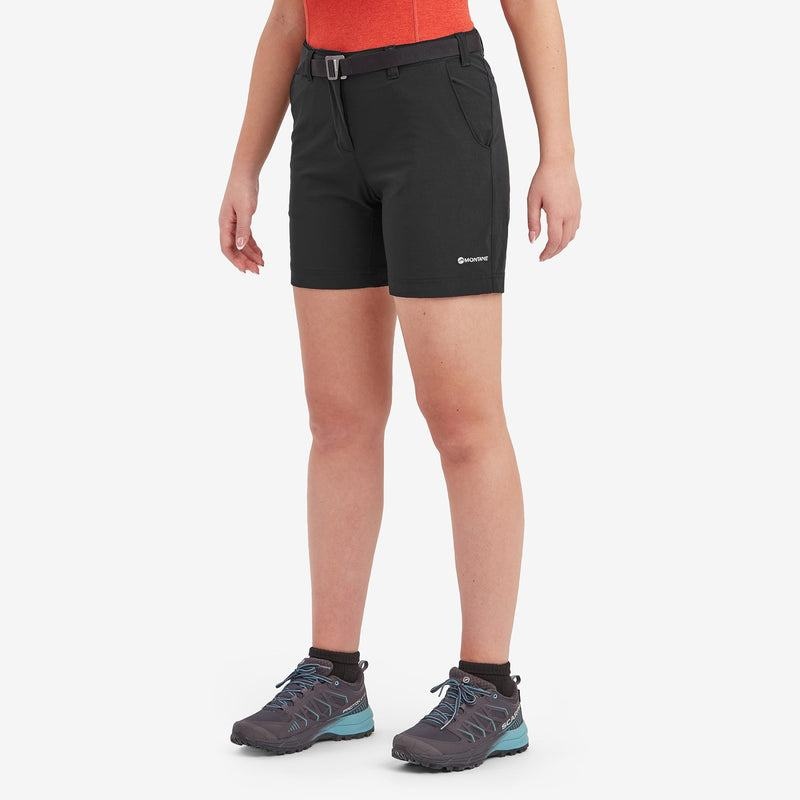 Black Montane Terra Stretch Lite Women's Shorts | IOL665KI