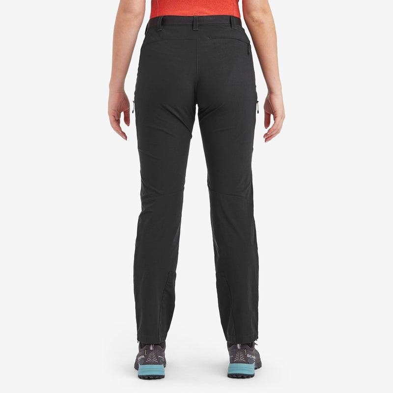 Black Montane Terra Stretch Women's Trousers | VMZ55AL