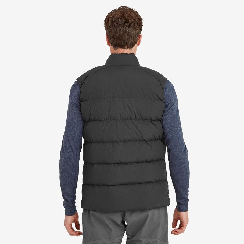 Black Montane Tundra Down Men's Vest | IHB6954IJ