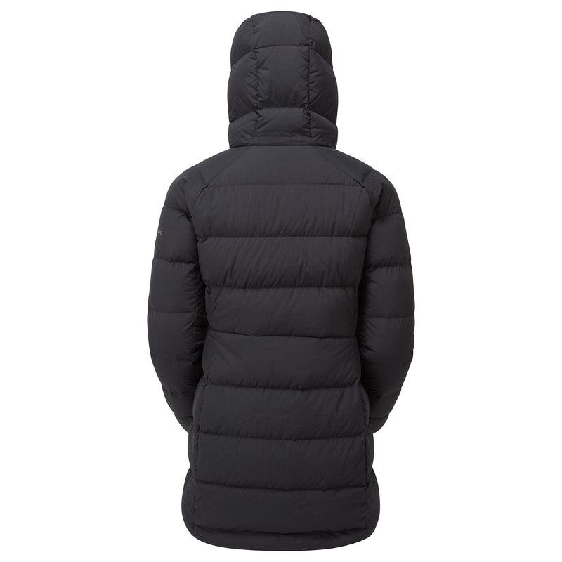 Black Montane Tundra Hooded Women's Down Jackets | FQJ6955NI