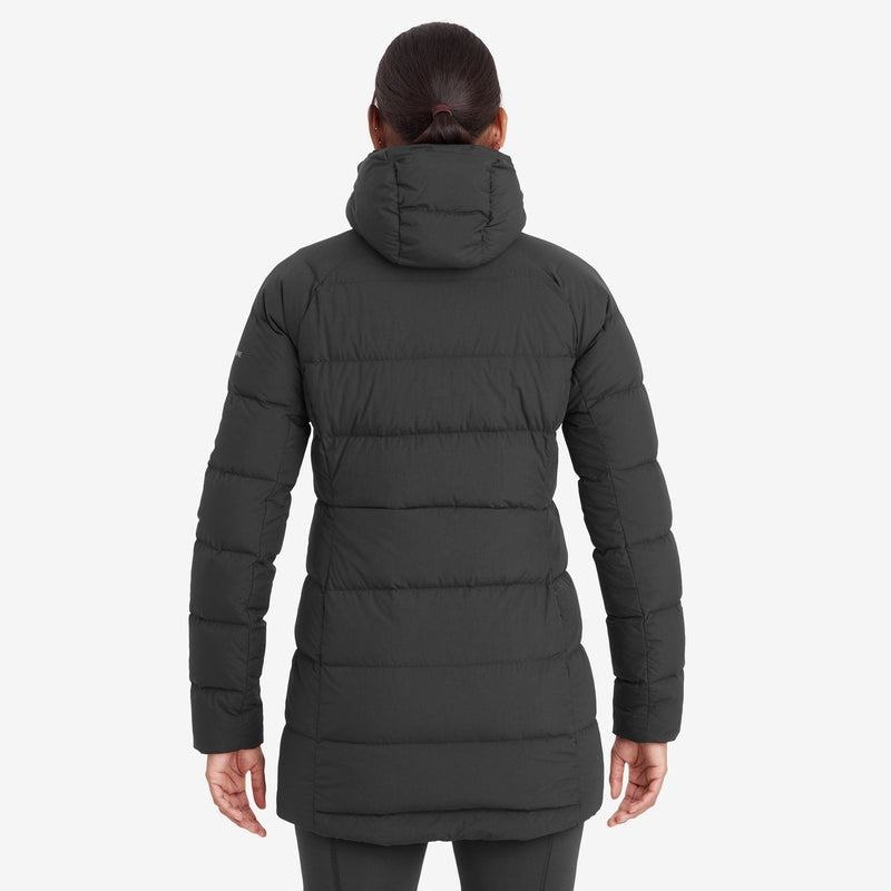 Black Montane Tundra Hooded Women's Down Jackets | FQJ6955NI