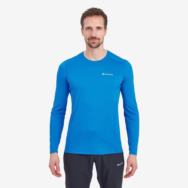 Blue Montane Dart Lite Long Sleeve Men's T Shirts | IQS9246FP