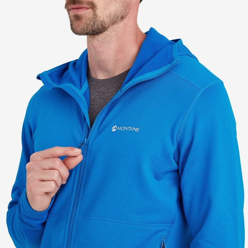 Blue Montane Protium Hooded Men's Fleece Jackets | VRE812QC