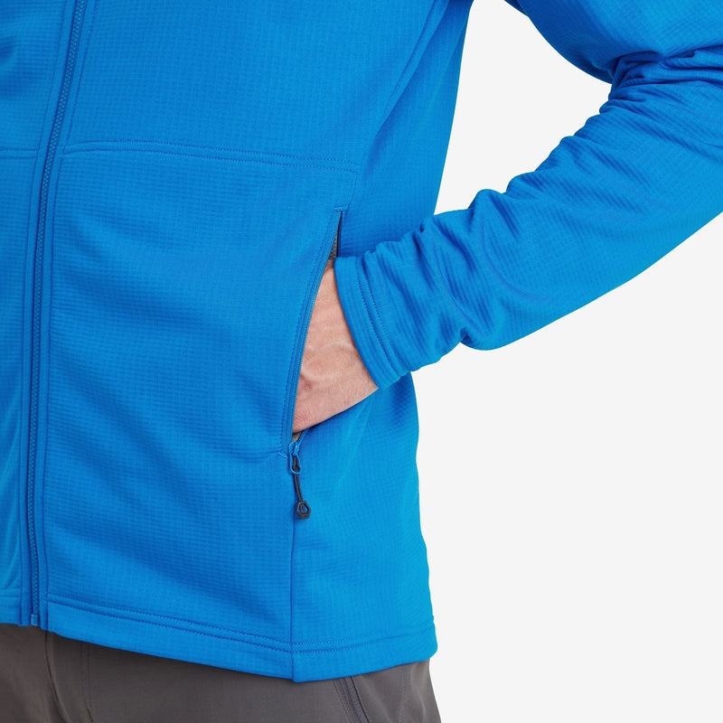 Blue Montane Protium Hooded Men's Fleece Jackets | VRE812QC