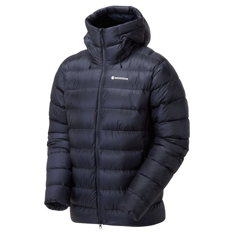 Dark Blue Montane Anti-Freeze XT Hooded Men's Down Jackets | MQC7018VD