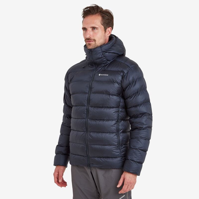 Dark Blue Montane Anti-Freeze XT Hooded Men's Down Jackets | MQC7018VD