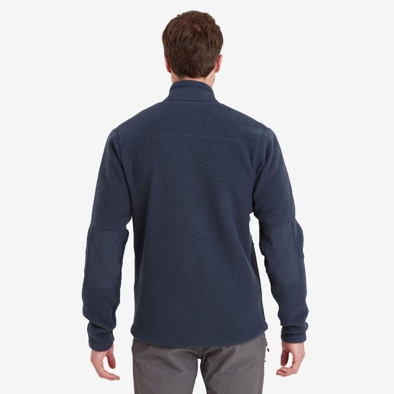 Dark Blue Montane Chonos Men's Fleece Jackets | OQL3371CN