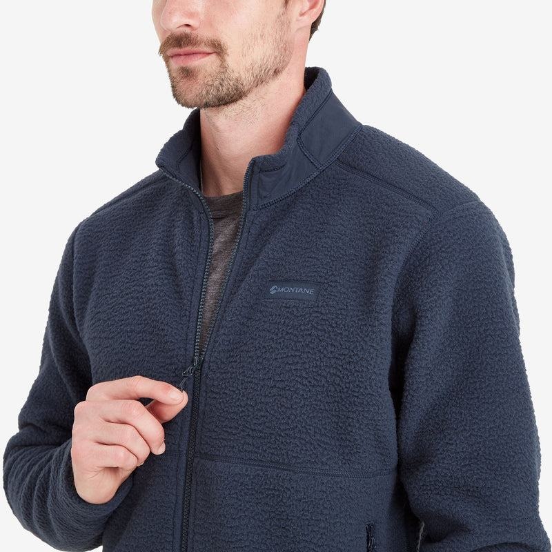 Dark Blue Montane Chonos Men's Fleece Jackets | OQL3371CN