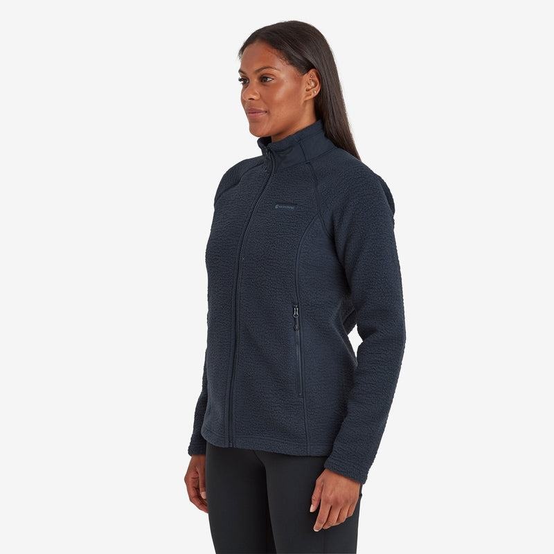 Dark Blue Montane Chonos Women's Fleece Jackets | AGO5465HU