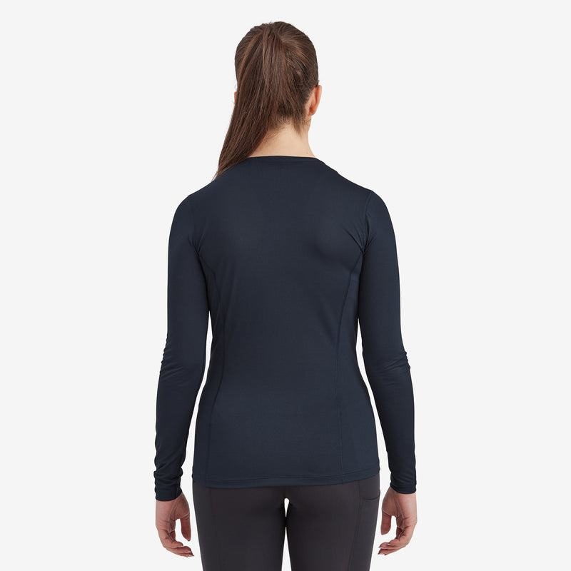 Dark Blue Montane Dart Lite Long Sleeve Women's T Shirts | HBY6322IU