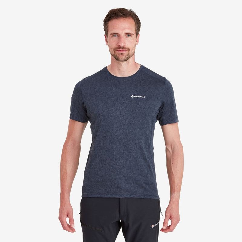 Dark Blue Montane Dart Men's T Shirts | LYU327TP