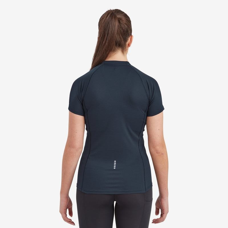 Dark Blue Montane Dart Nano Zip Women's T Shirts | JWG8765PA