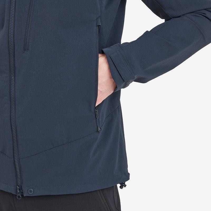 Dark Blue Montane Dyno LT Men's Softshell Jackets | SAD1538AT