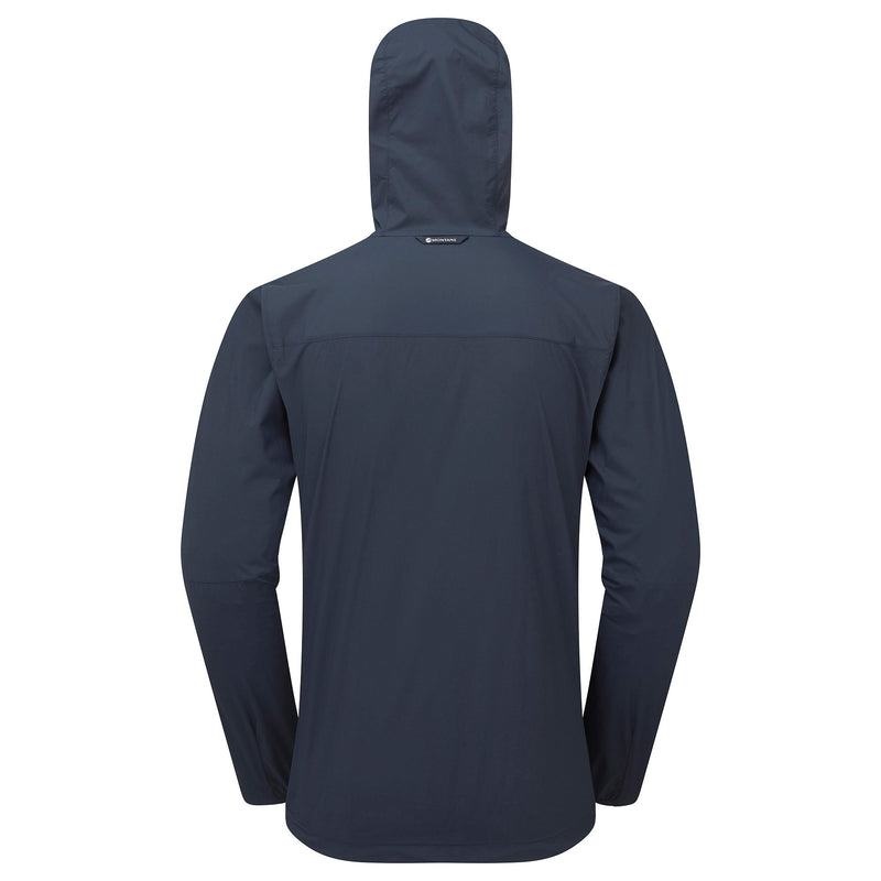 Dark Blue Montane Featherlite Hooded Windproof Men's Jackets | YQN2110XX