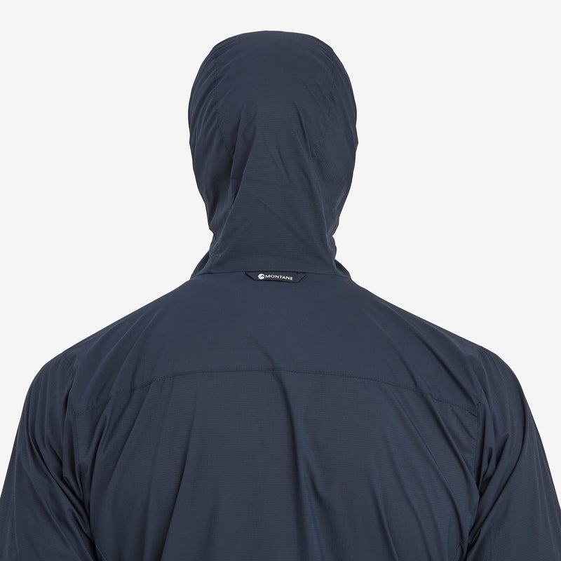 Dark Blue Montane Featherlite Hooded Windproof Men's Jackets | YQN2110XX