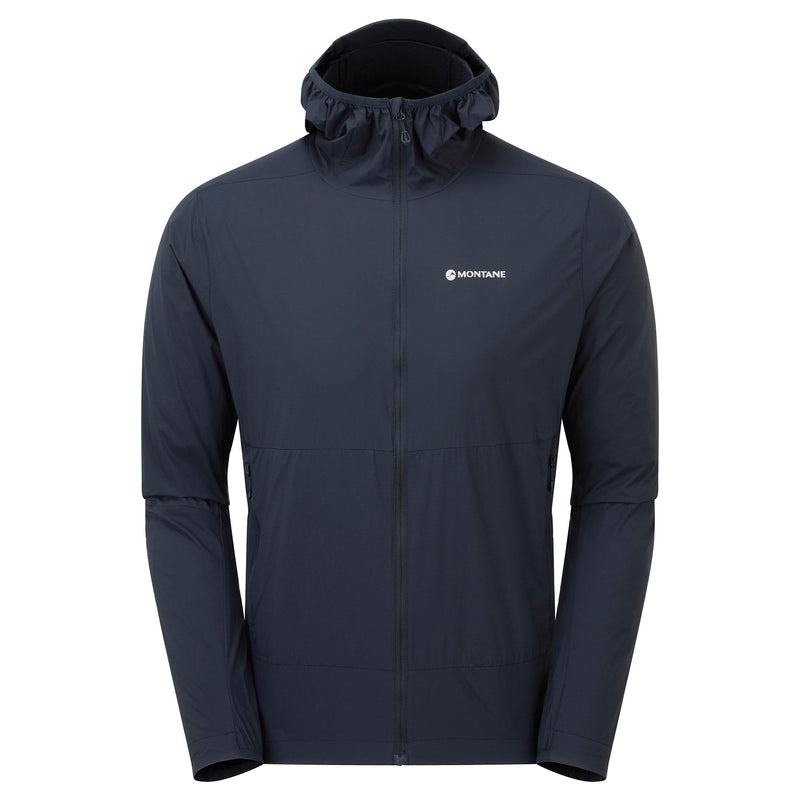 Dark Blue Montane Featherlite Hooded Windproof Men\'s Jackets | YQN2110XX