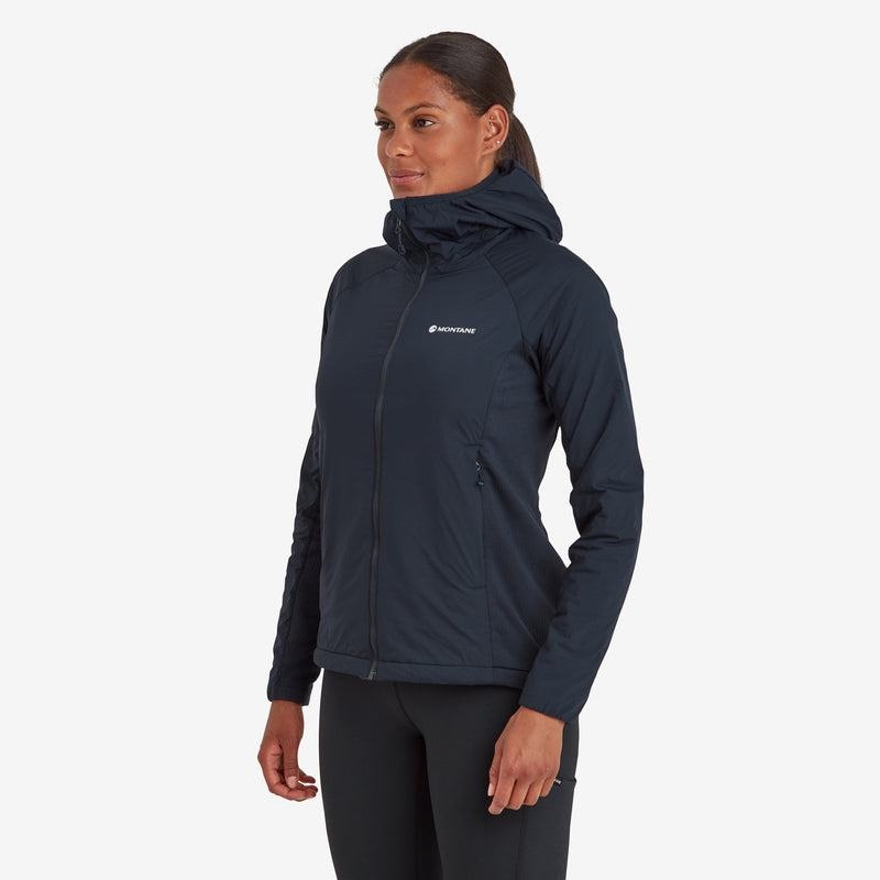 Dark Blue Montane Fireball Lite Hooded Women's Insulated Jackets | EPC5359JR