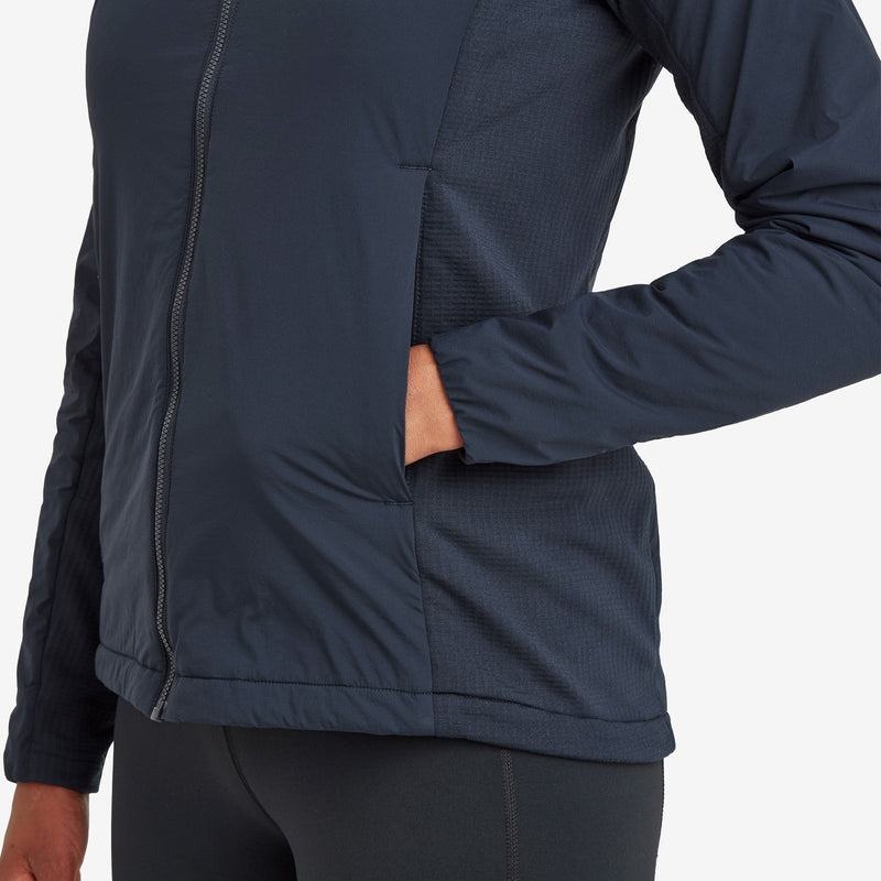 Dark Blue Montane Fireball Lite Hooded Women's Insulated Jackets | EPC5359JR