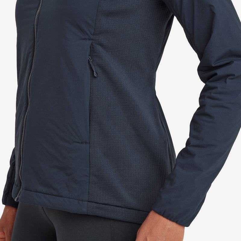 Dark Blue Montane Fireball Lite Hooded Women's Insulated Jackets | EPC5359JR