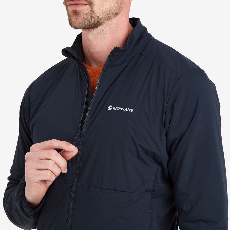 Dark Blue Montane Fireball Lite Men's Insulated Jackets | ZHZ2618XM