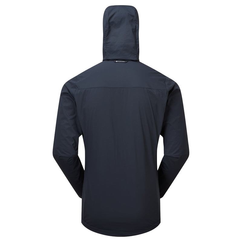 Dark Blue Montane Fireball Nano Hooded Men's Jackets | IMQ450GL