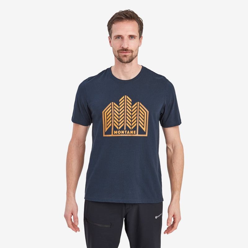 Dark Blue Montane Forest Men's T Shirts | KEC183EL