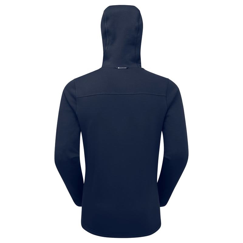 Dark Blue Montane Fury XT Hooded Men's Fleece Jackets | XPG7185XU