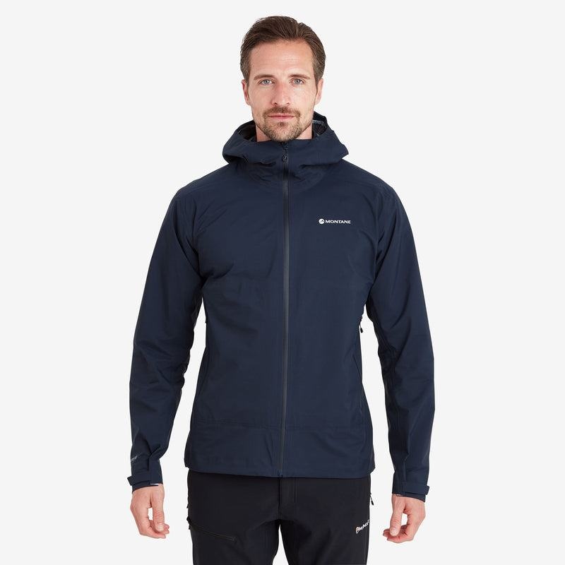 Dark Blue Montane Phase Lite Men's Waterproof Jackets | WZE2673FJ