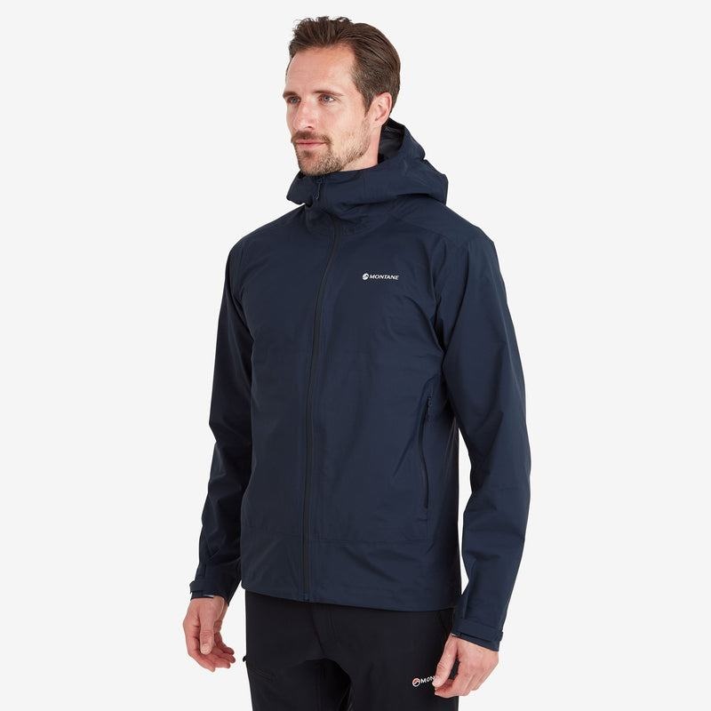 Dark Blue Montane Phase Lite Men's Waterproof Jackets | WZE2673FJ