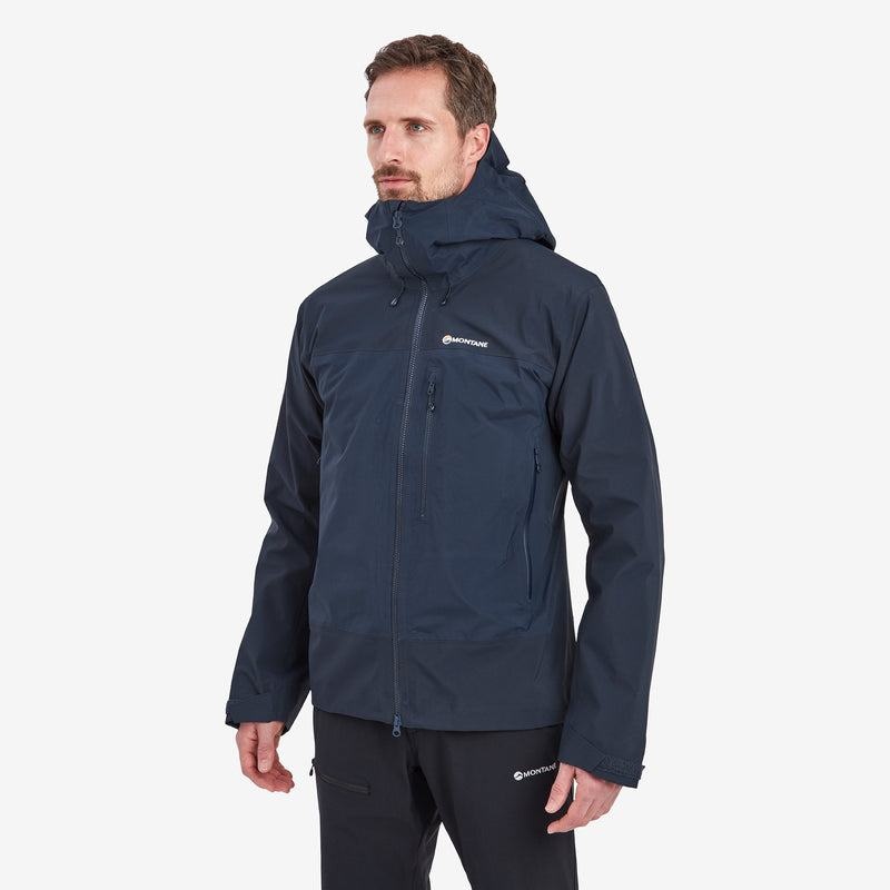 Dark Blue Montane Phase XPD Men's Waterproof Jackets | MLS9027EN