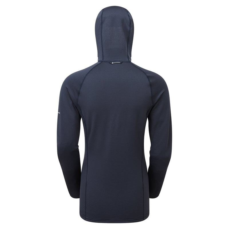 Dark Blue Montane Protium Lite Hooded Pull On Women's Fleece | HGO6459VF