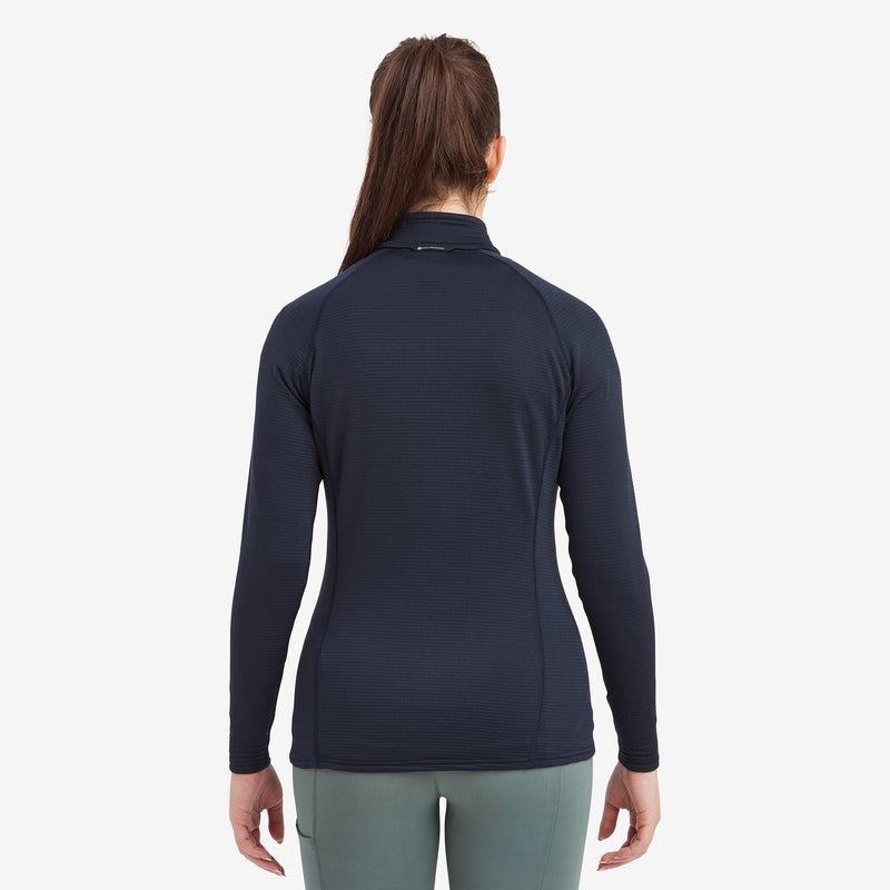 Dark Blue Montane Protium Lite Pull On Women's Fleece | IUK4866LD