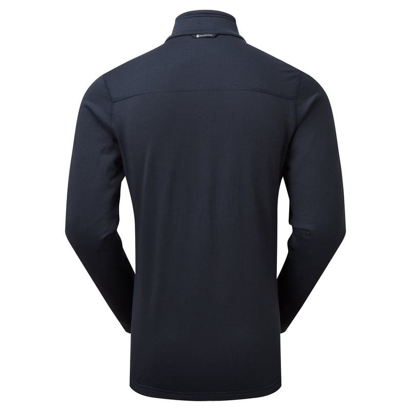 Dark Blue Montane Protium Pull On Men's Fleece | DNI8815XT