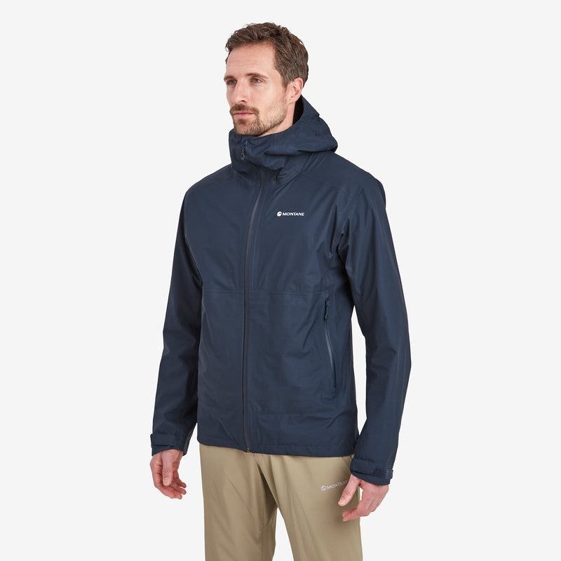 Dark Blue Montane Spirit Lite Men's Waterproof Jackets | EIJ9033LK