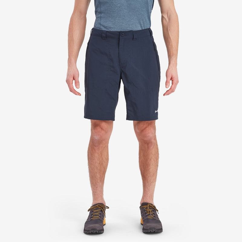 Dark Blue Montane Terra Men's Shorts | IRL89100YH