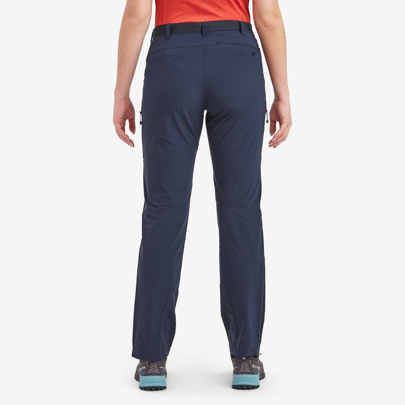 Dark Blue Montane Terra Stretch Women's Trousers | JRP1137RZ