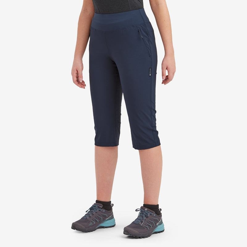 Dark Blue Montane Tucana Lite Stretch Capri 3/4 Women's Leggings | YGM366QH