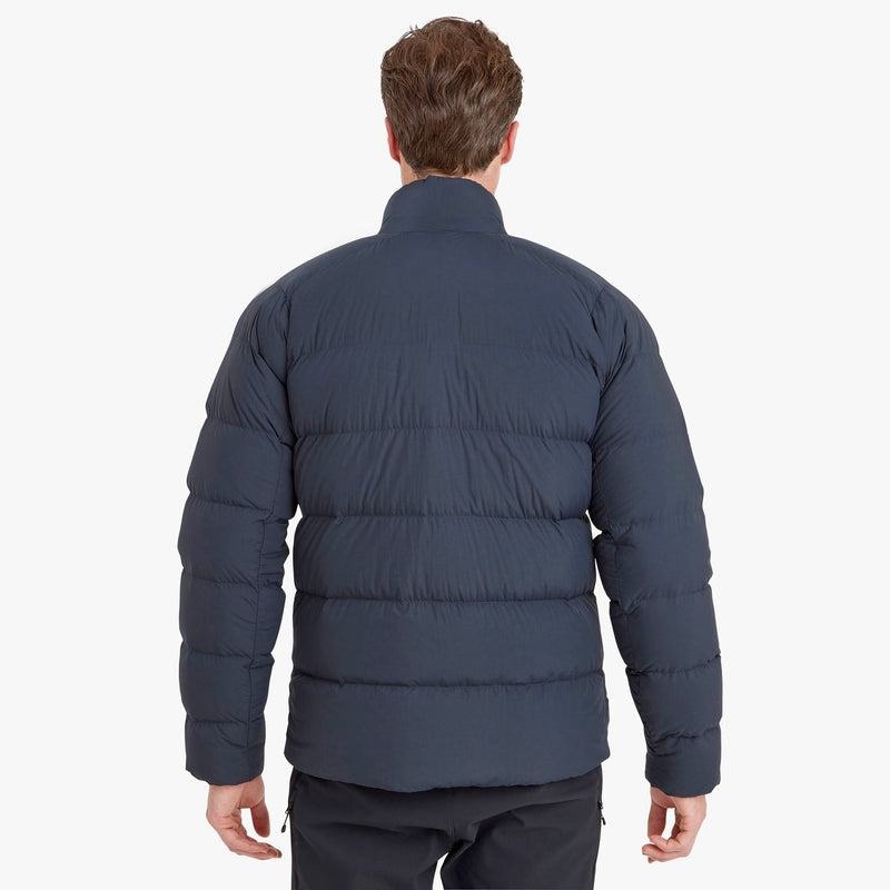 Dark Blue Montane Tundra Men's Down Jackets | OAV2266BL