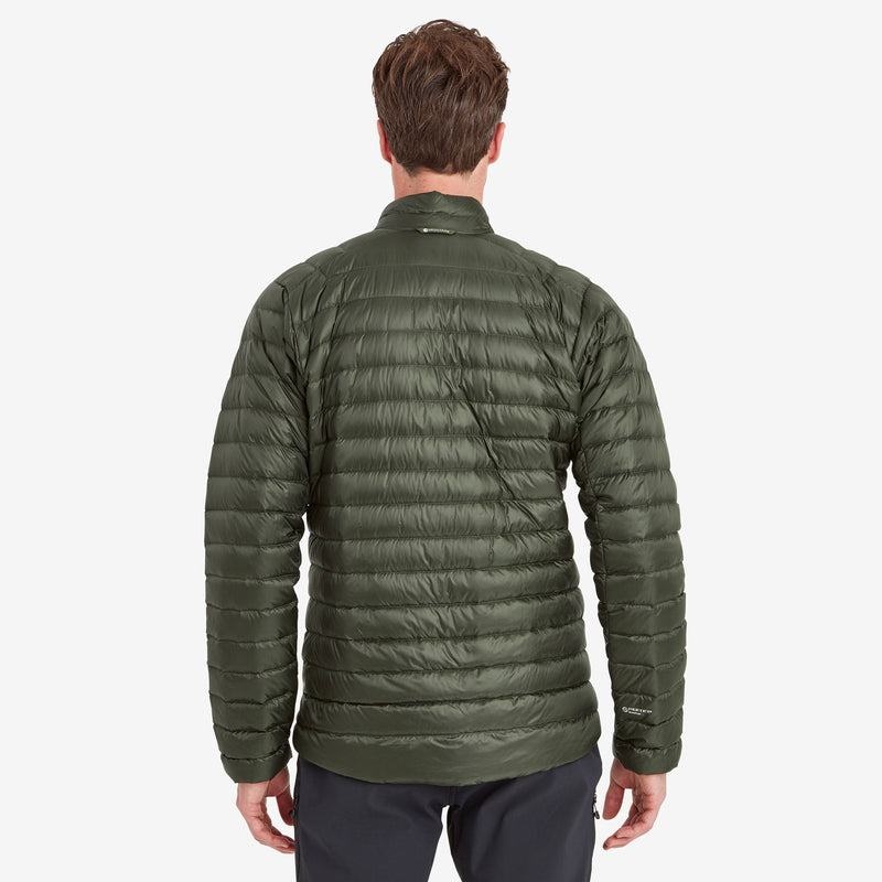 Dark Green Montane Anti-Freeze Men's Down Jackets | QHP4116KA