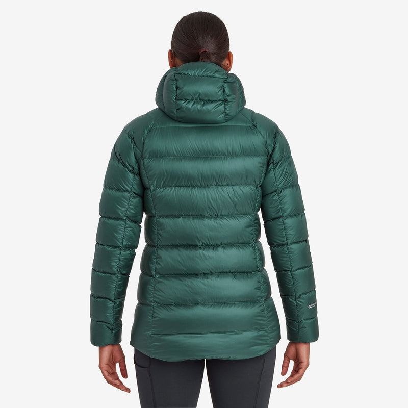 Dark Green Montane Anti-Freeze XT Hooded Women's Down Jackets | DAQ7025RL