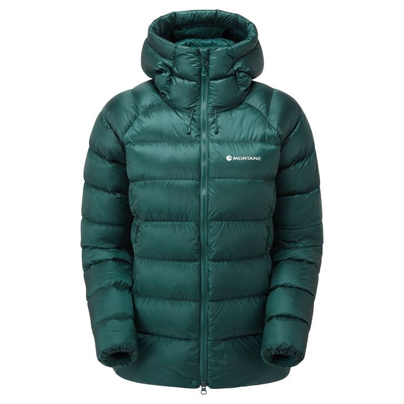 Dark Green Montane Anti-Freeze XT Hooded Women\'s Down Jackets | DAQ7025RL