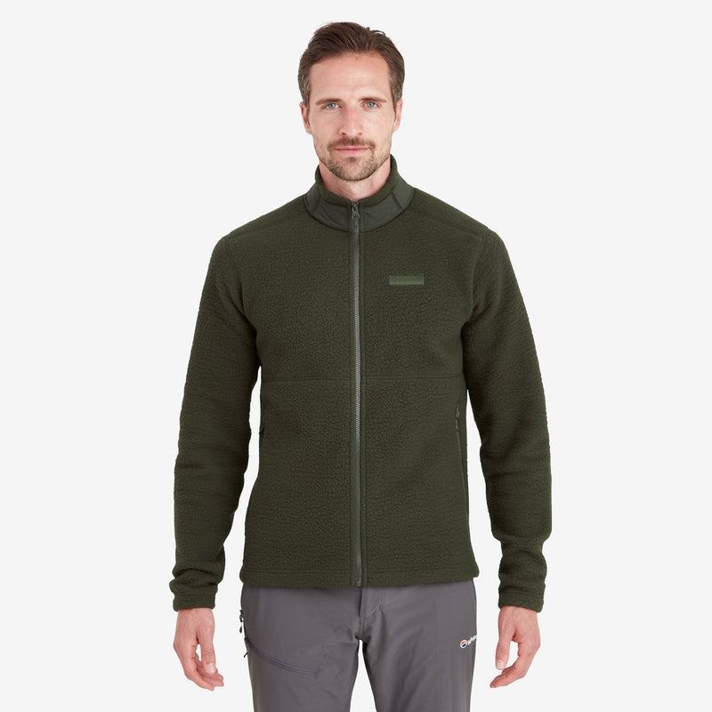 Dark Green Montane Chonos Men's Fleece Jackets | YNB8442JA